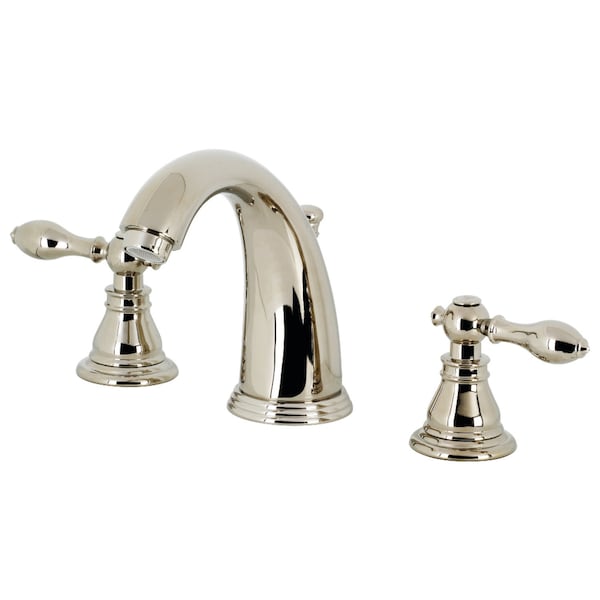 American Classic Widespread Bathroom Faucet W/Retail Pop-Up, Nickel